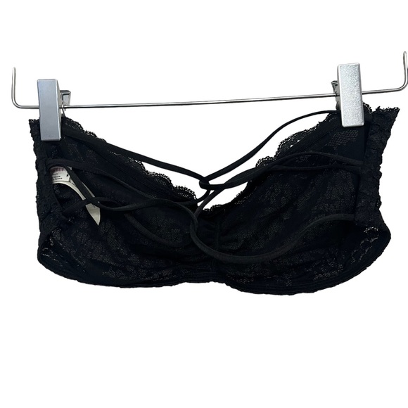 Intimately Free People Womens Bralette Strapless Black Size M - Picture 2 of 3